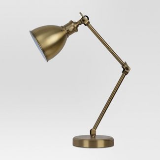 Task Table Lamp Industrial Brass