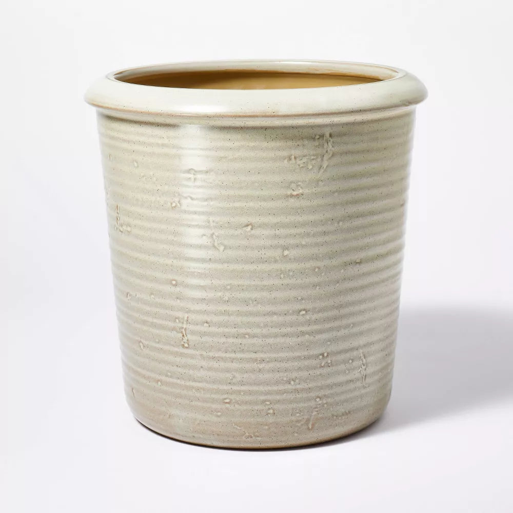 reactive glaze plant pot Large Ceramic Reactive Glaze Planter