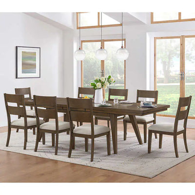 RIVERMONT 9PC DINING Light Brown