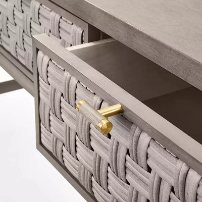 Palmdale Knockdown Woven Drawer Console - Threshold™ designed with Studio McGee