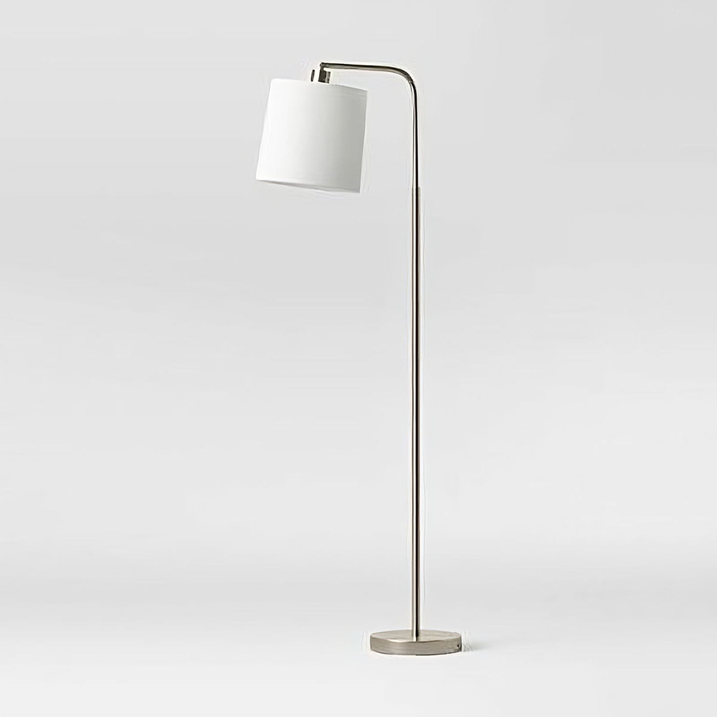 Task Shaded Floor Lamp Silver (Includes LED Light Bulb) - Project 62™