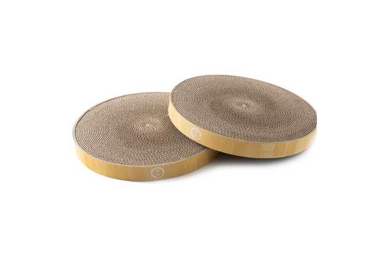Necoichi Cozy Cat Scratcher Bowl Replacement Pad - 2pk