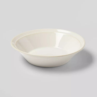 33oz Porcelain Woodbridge Serving Bowl White