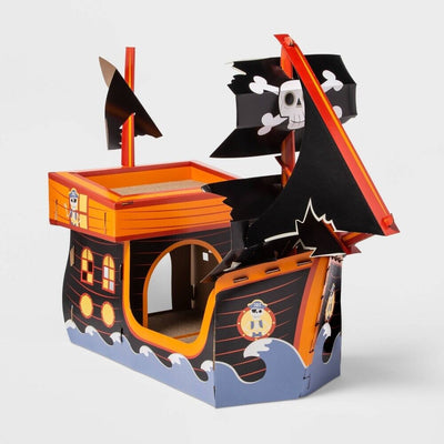 Glow in the Dark Pirate Ship Halloween Cat Scratcher - Hyde & EEK! Boutique