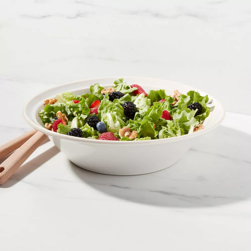 33oz Porcelain Woodbridge Serving Bowl White