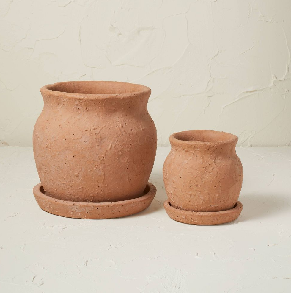 jungalow plant pots Terracotta Planter Brown Clay – Opalhouse™ designed with Jungalow™