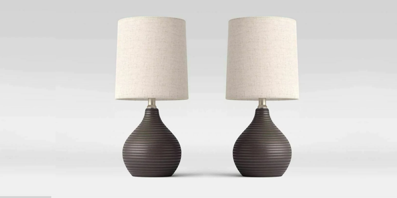 Reactive Glaze Ceramic Mini Table Lamp - Threshold™