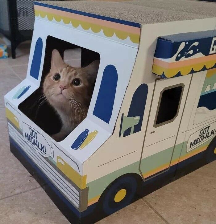 Milk Truck Cat Scratcher - Boots & Barkley™