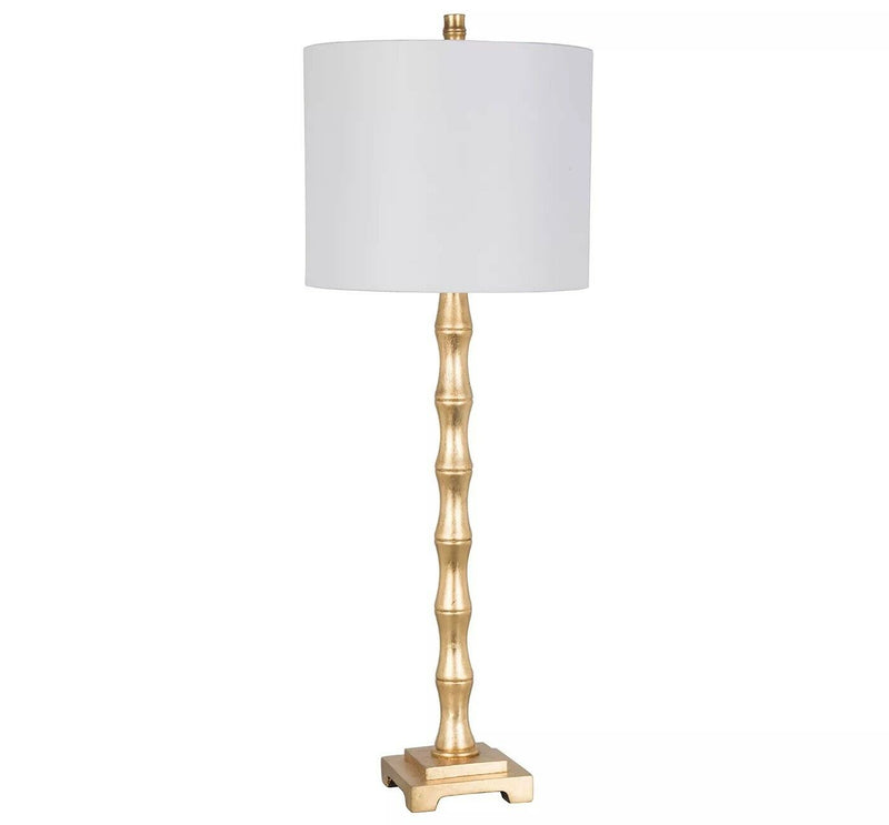 Bamboo Buffet Table Lamp Gold, 30"(H)