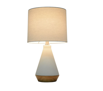 Modern Tapered Ceramic Table Lamp White - Project 62™
