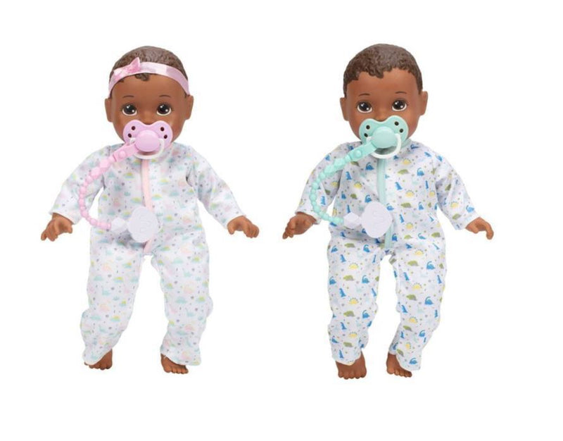 Perfectly Cute Boy Girl Twins Dark Brown Hair - Dark Brown Eyes